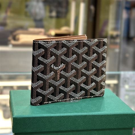 goyard bill fold|authentic goyard wallet.